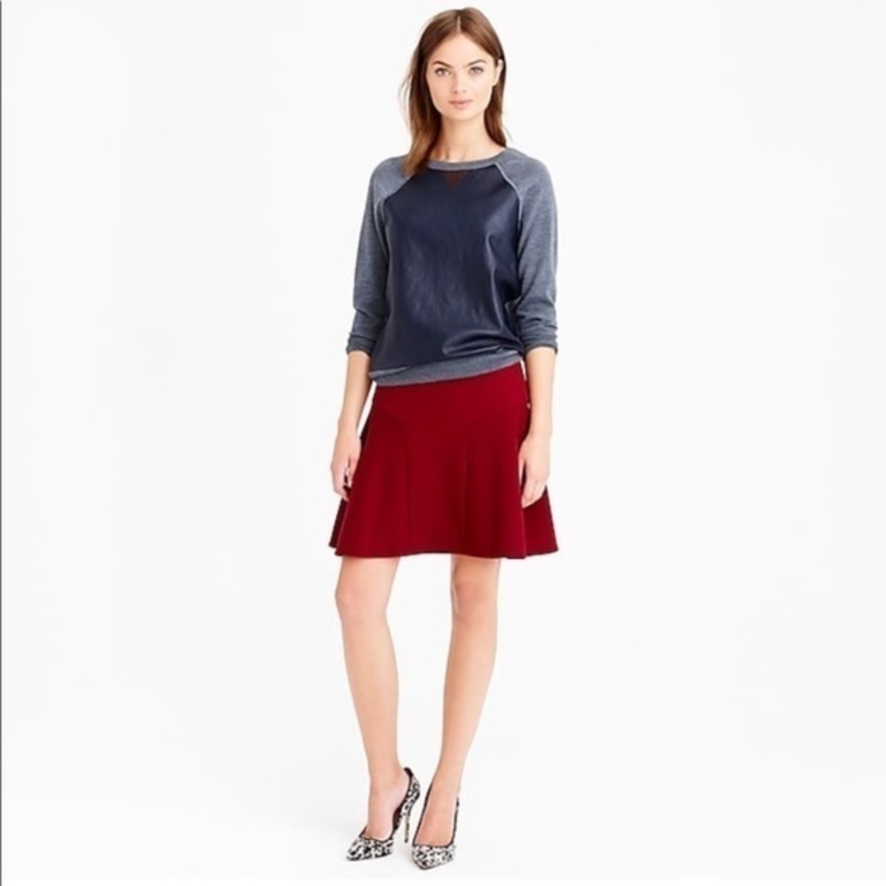 J. Crew | plaza skirt in crepe size 2